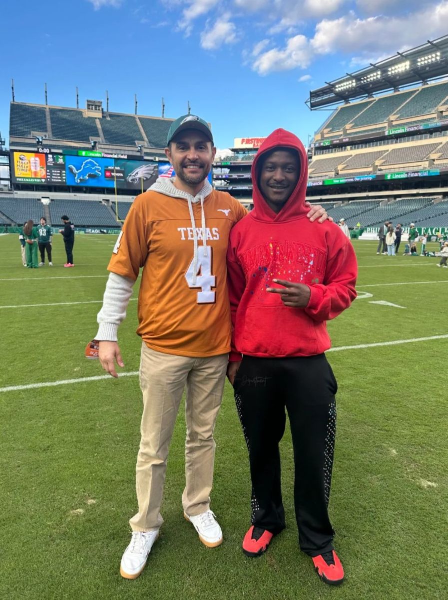 Andrew Mukuba and Coach V