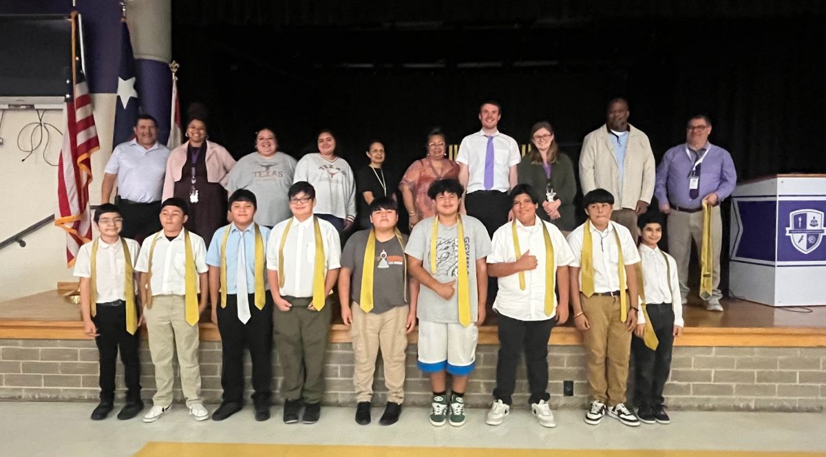 Gold Ties: 2025 1st 9wks, 7th Grade