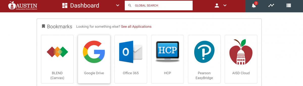 Austin ISD Portal Dashboard
